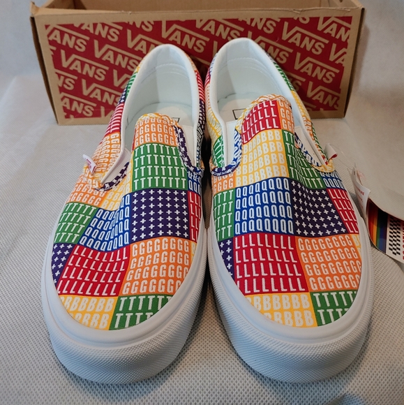 Vans Pride Slip-Ons M- 8.5 / W- 10 - Picture 6 of 8